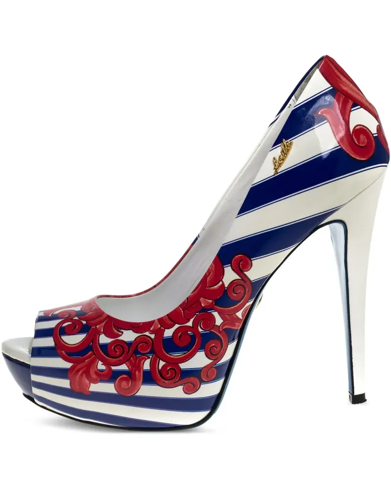 Loriblu 2024 Plateau-Pumps 140mm - Rot Rot