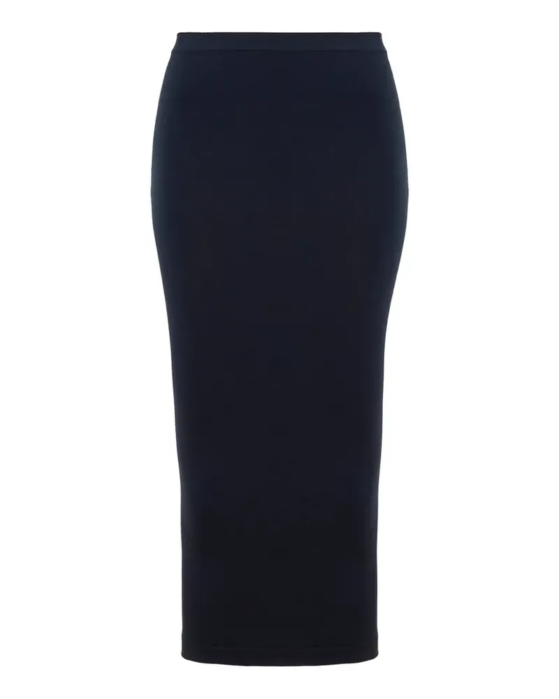 Wolford Nahtloser Midirock - Blau Blau