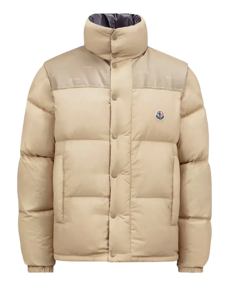 Moncler Verone 1 monogram reversible puffer jacket - Nude Nude