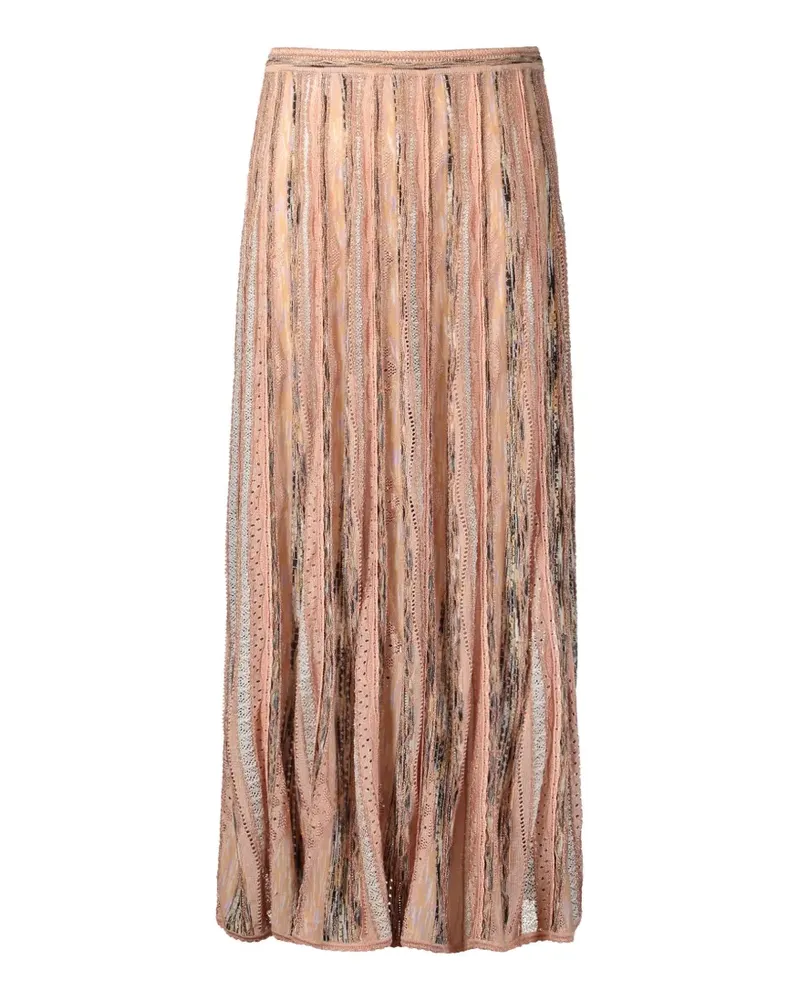 Ulla Johnson Clio geometric-pattern maxi skirt - Rosa Rosa