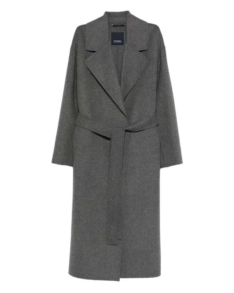 Max Mara belted coat - Grau Grau
