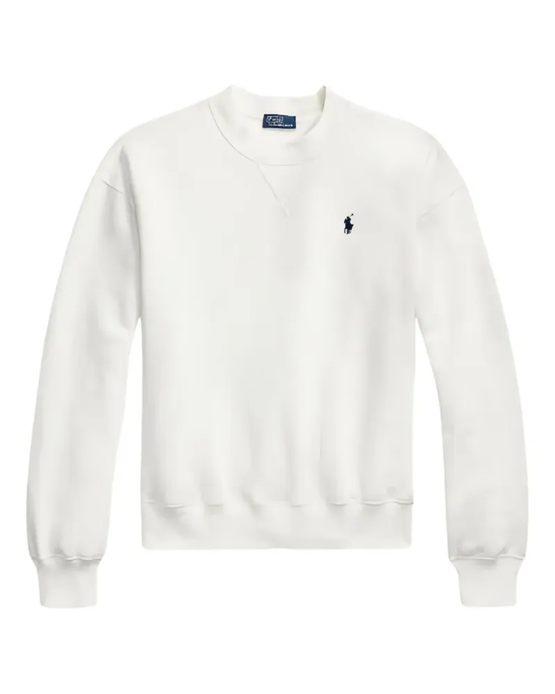 Ralph Lauren Sweatshirt mit Polo Pony - Weiß Weiß
