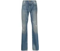 Jeans im Distressed-Look - Blau