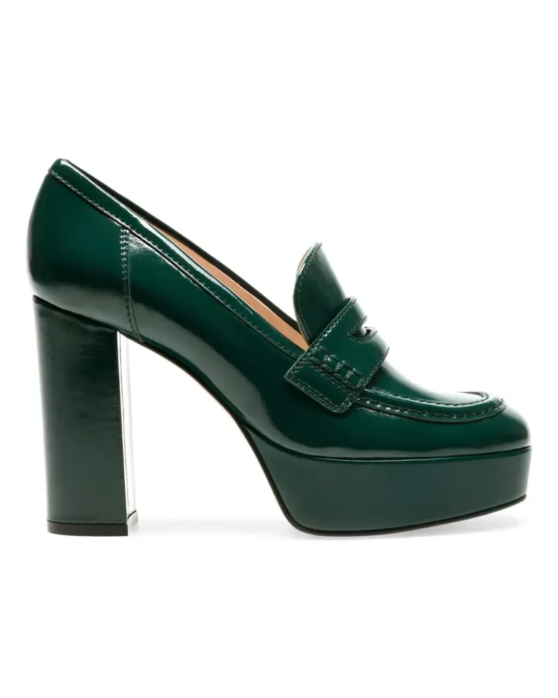Gianvito Rossi Hadden Loafer mit Plateau - Grün Grün