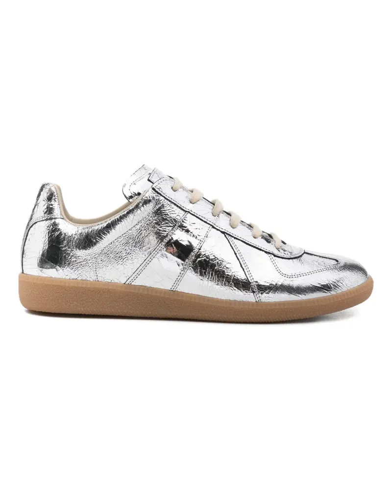 Maison Margiela metallic-effect sneakers - Silber Silber