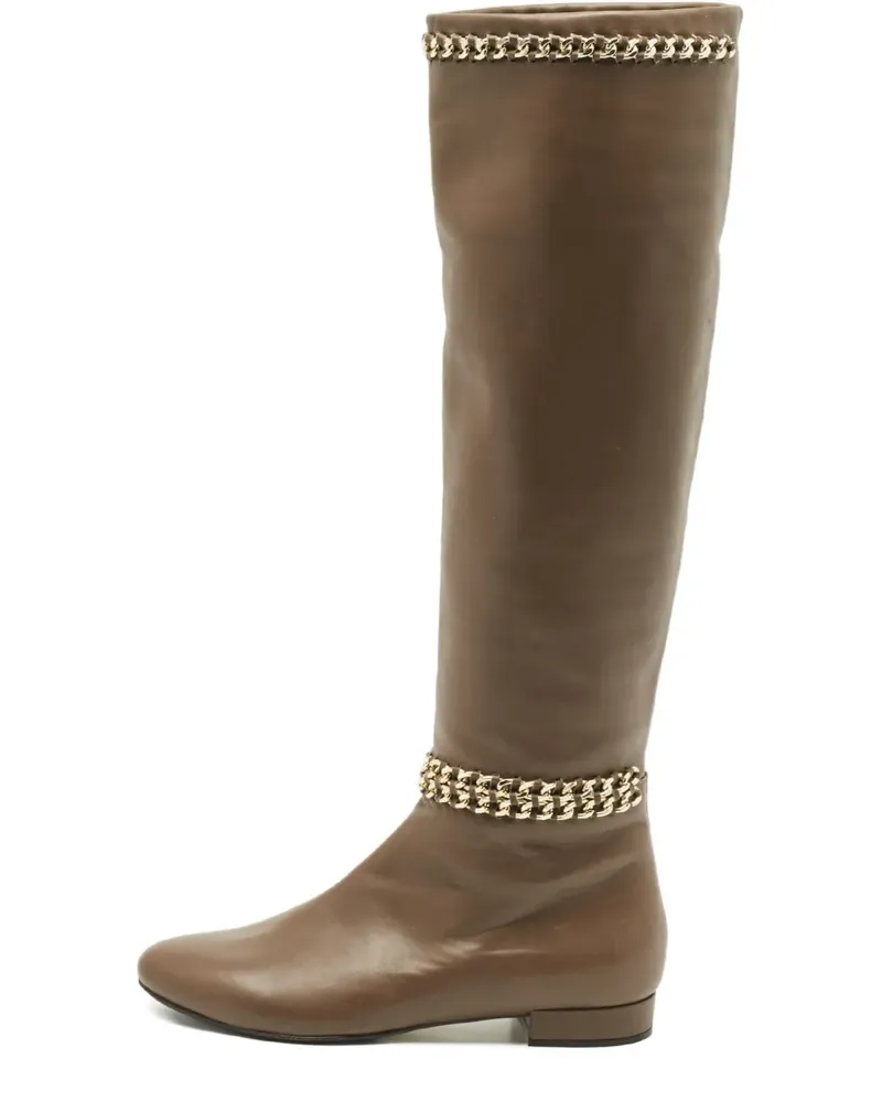 Le Silla leather knee-high boots - Braun Braun