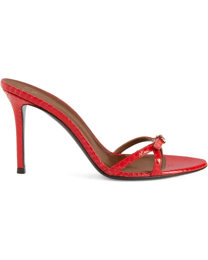 Giuseppe Zanotti Ophelia Sandalen mit Schnalle 90mm - Rot Rot
