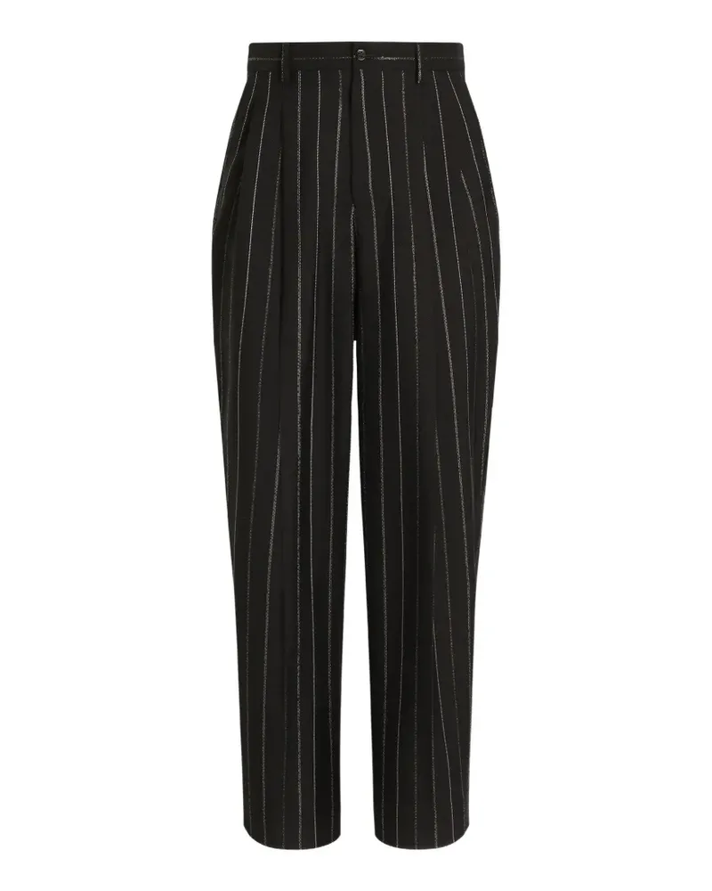 Dolce & Gabbana Hose mit Nadelstreifen - Schwarz Schwarz