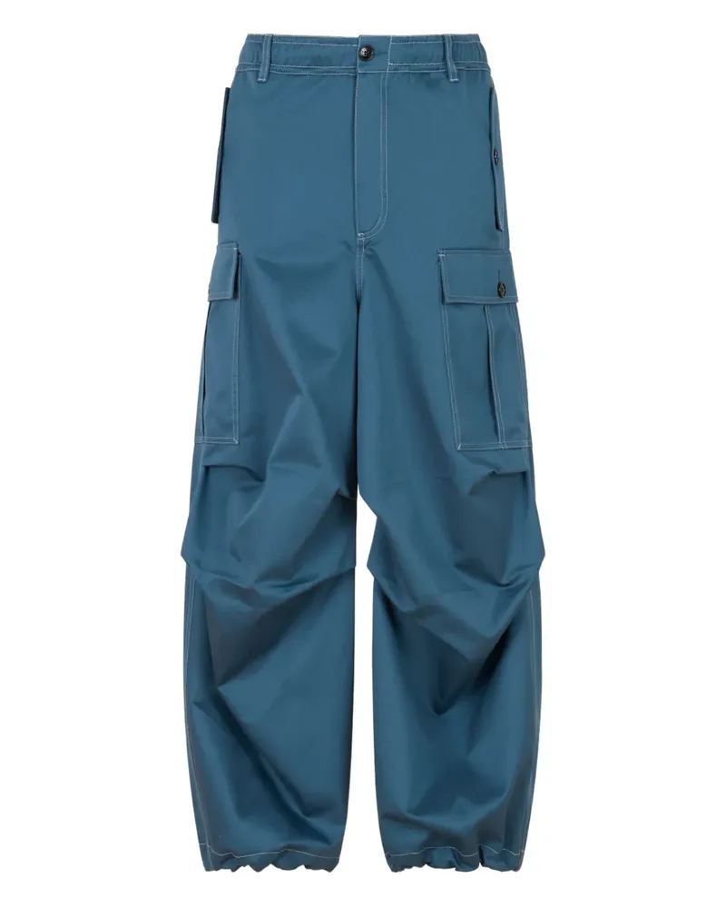 Marni Cargohose mit Klappentasche - Blau Blau