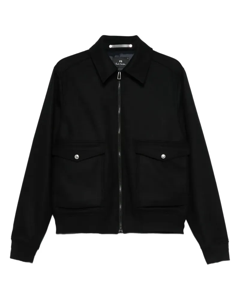 Paul Smith Bomberjacke mit Reißverschluss - Schwarz Schwarz