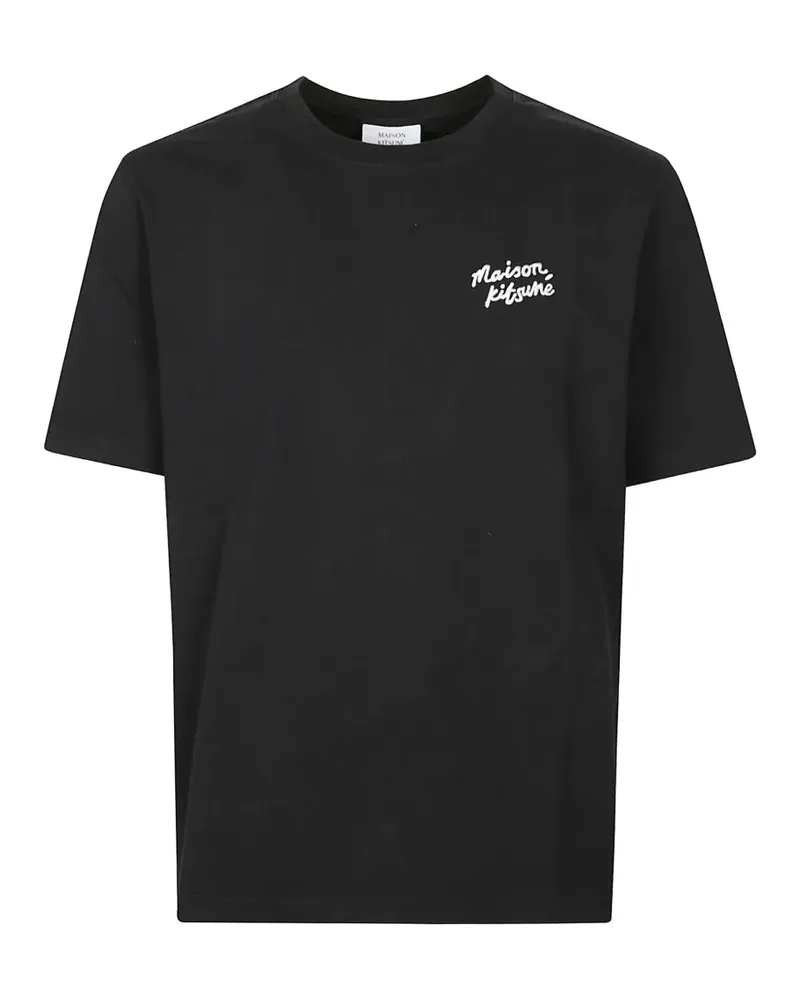 Kitsuné Klassisches T-Shirt - Schwarz Schwarz