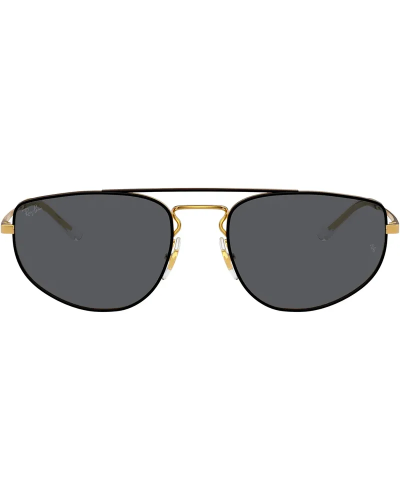 Ray Ban Getönte Pilotenbrille - Schwarz Schwarz