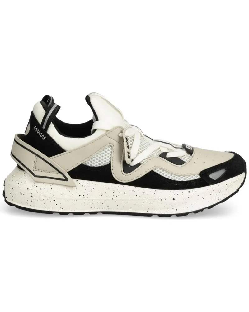 EA7 Sneakers mit Logo-Print - Nude Nude