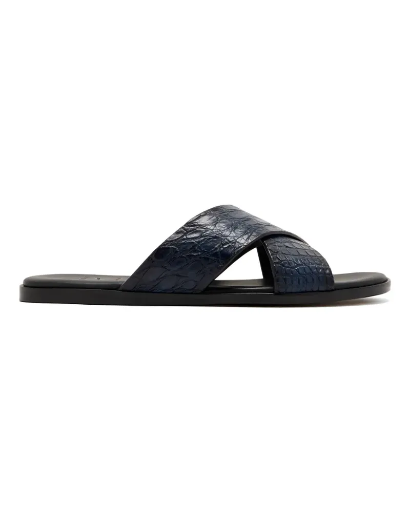 Magnanni leather flat sandals - Blau Blau