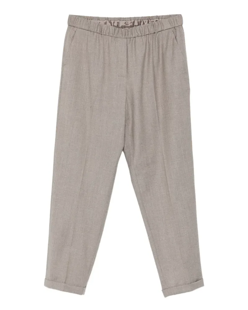 Antonelli Firenze Rosalba Hose mit elastischem Bund - Braun Braun