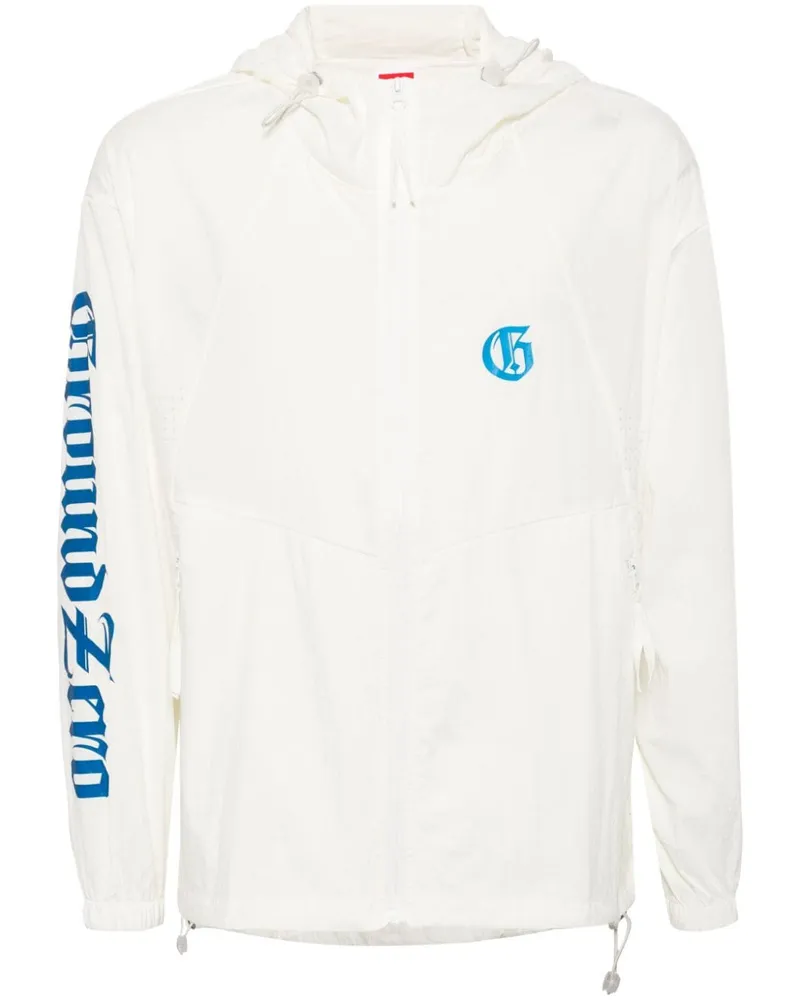 Ground Zero Leichte Jacke mit Logo-Print - Weiß Weiß