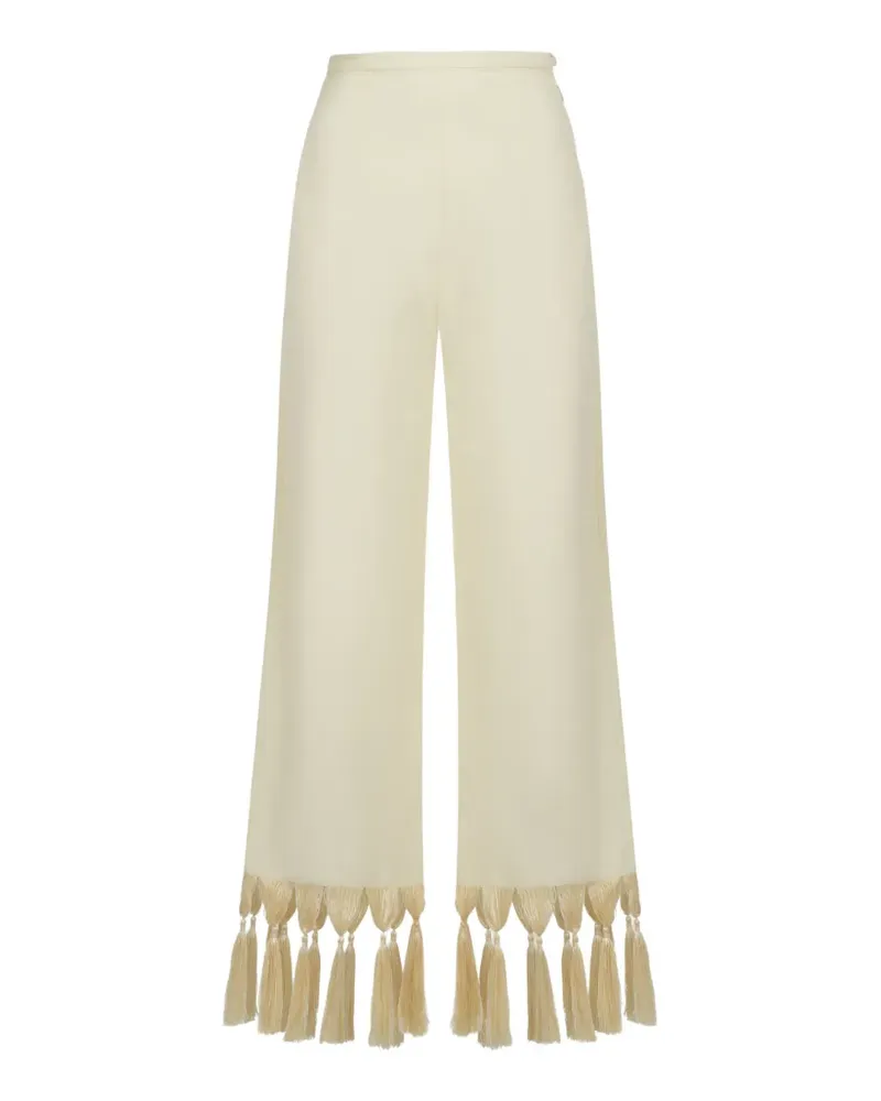 Taller Marmo Marlino fringed trousers - Nude Nude