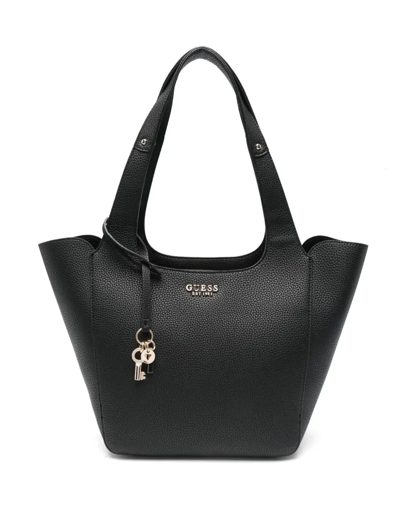 Guess Calista Tote Bag mit abnehmbarem Beutel - Schwarz Schwarz