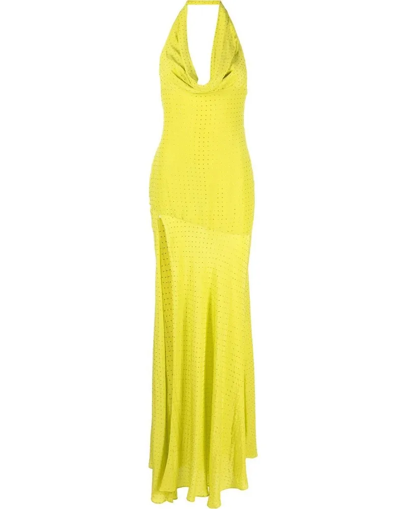 De La Vali Neckholder-Abendkleid - Grün Grün