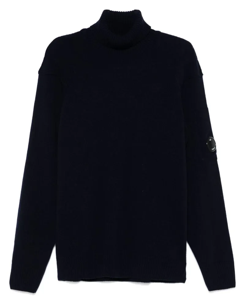 C.P. Company Pullover mit Linsen-Detail - Blau Blau