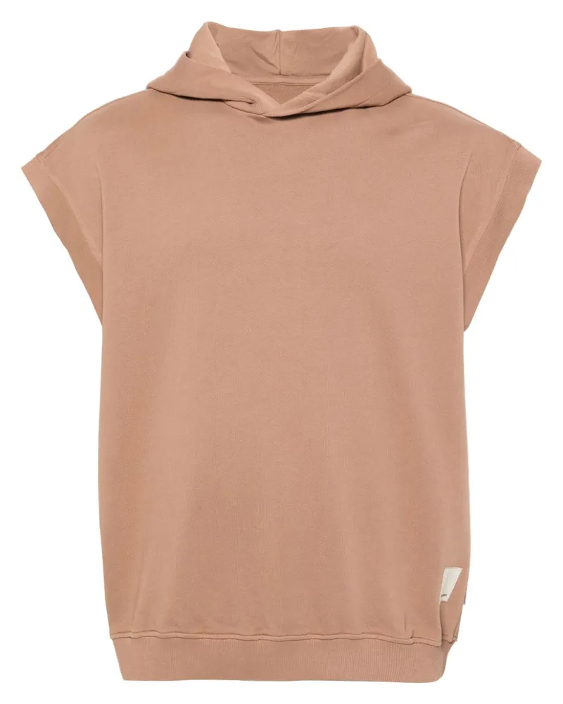 Emporio Armani Ärmelloses Sweatshirt Braun