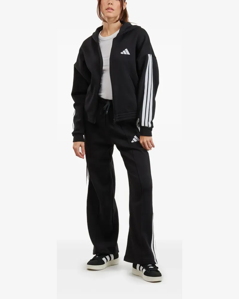 adidas Hoodie mit 3 Streifen - Schwarz Schwarz