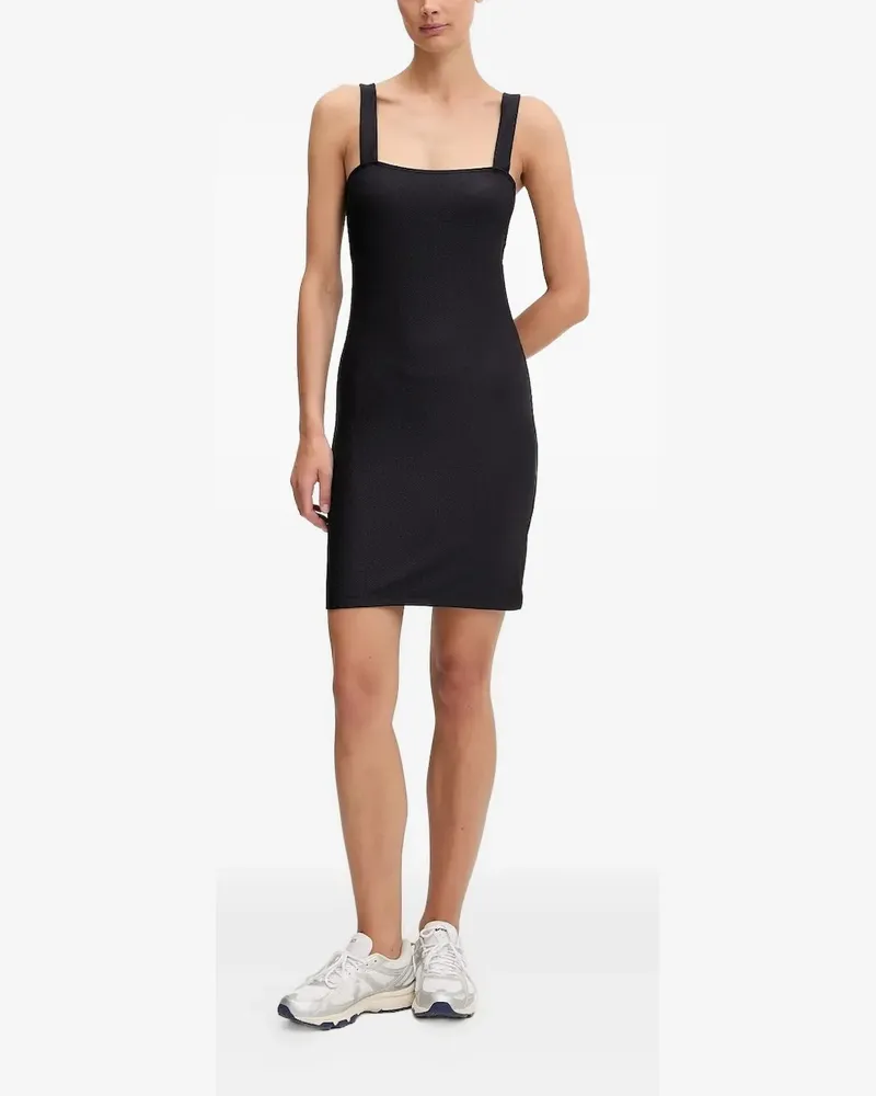 EA7 Minikleid mit eckigem Ausschnitt - Blau Blau