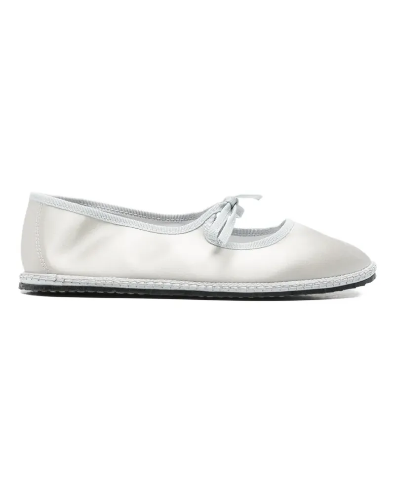 VIBI VENEZIA Brigitte silk ballet flats - Grau Grau