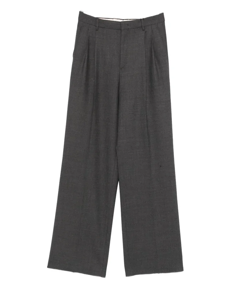 Tagliatore Hose mit Falten - Grau Grau