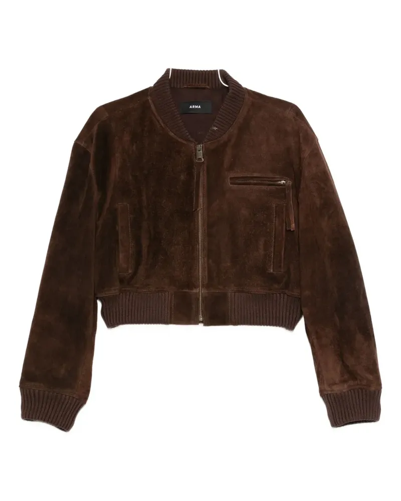 Arma Gritty Jacke aus Wildleder - Braun Braun