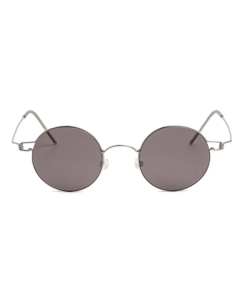 Lindberg Sonnenbrille mit rundem Gestell - Grau Grau