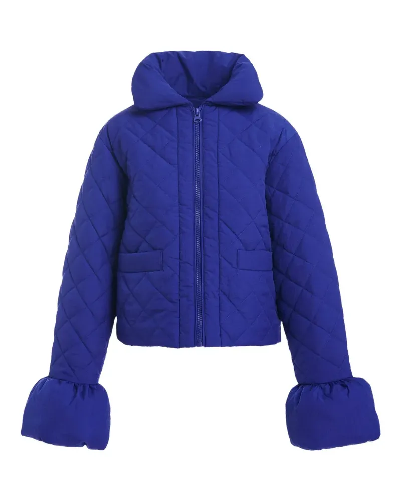 Essentiel Gesteppte Jacke mit Reißverschluss - Blau Blau
