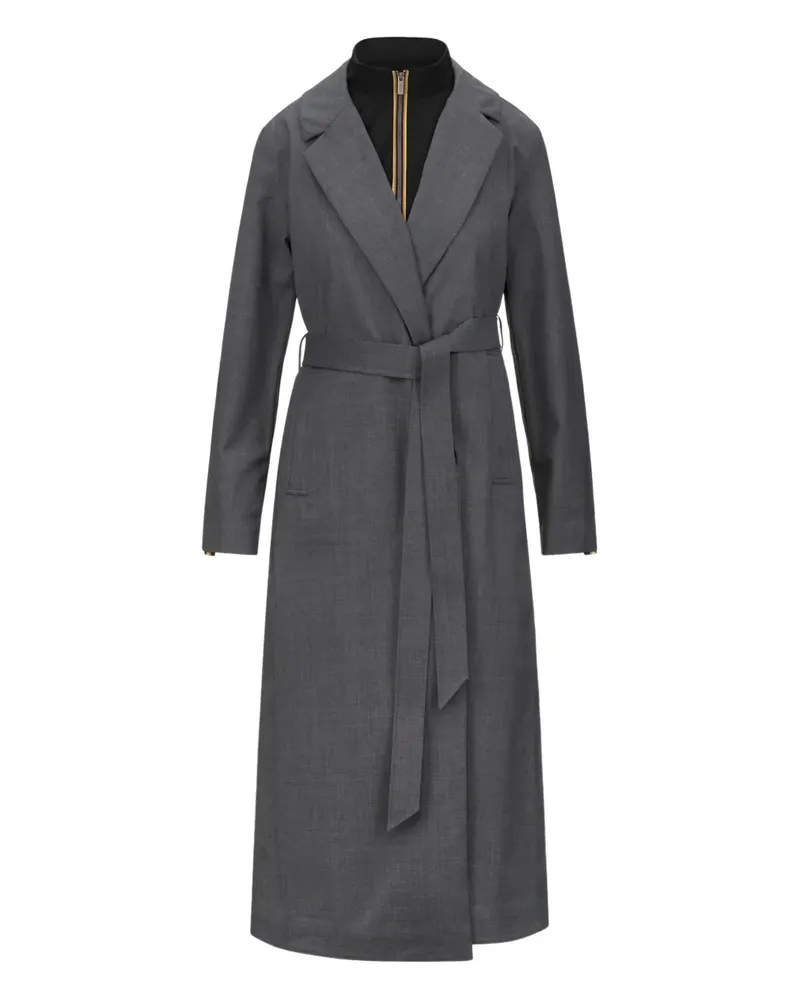 K-Way Jorance Mantel mit Gürtel - Grau Grau