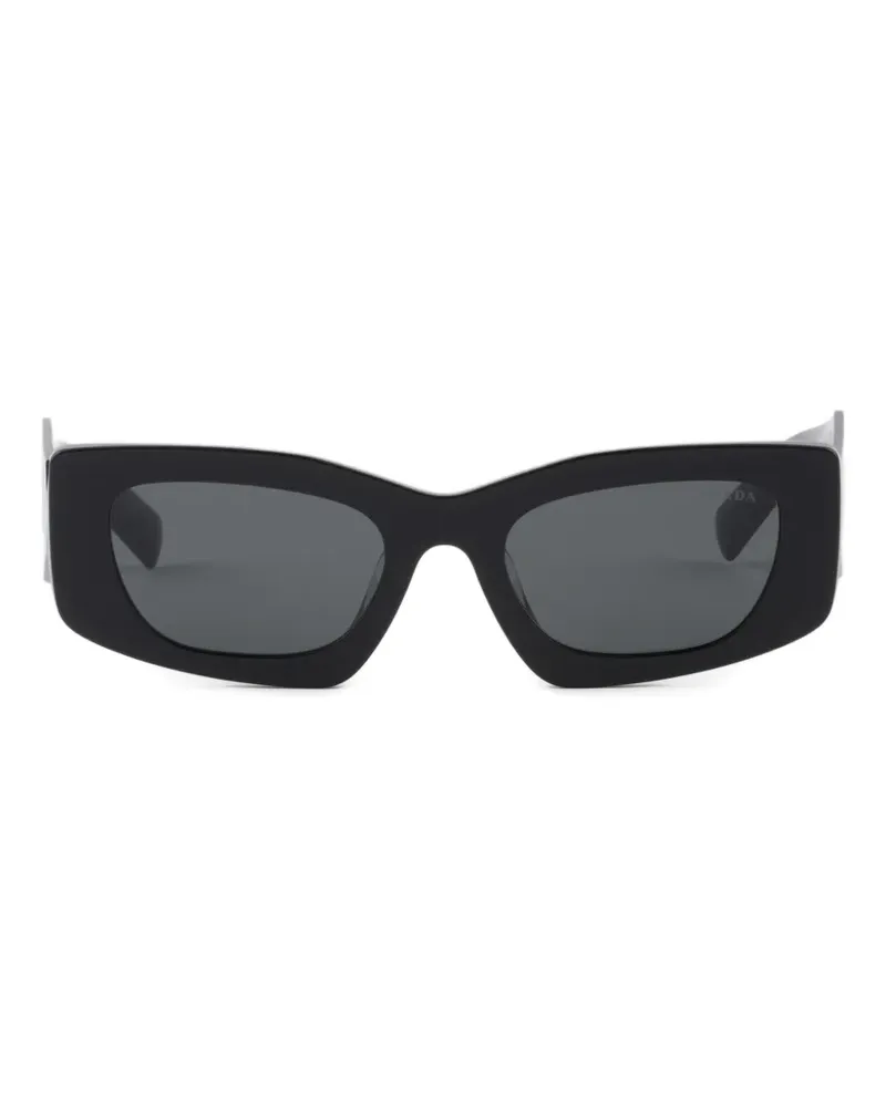 Prada Sunglasses with triangle logo - Schwarz Schwarz