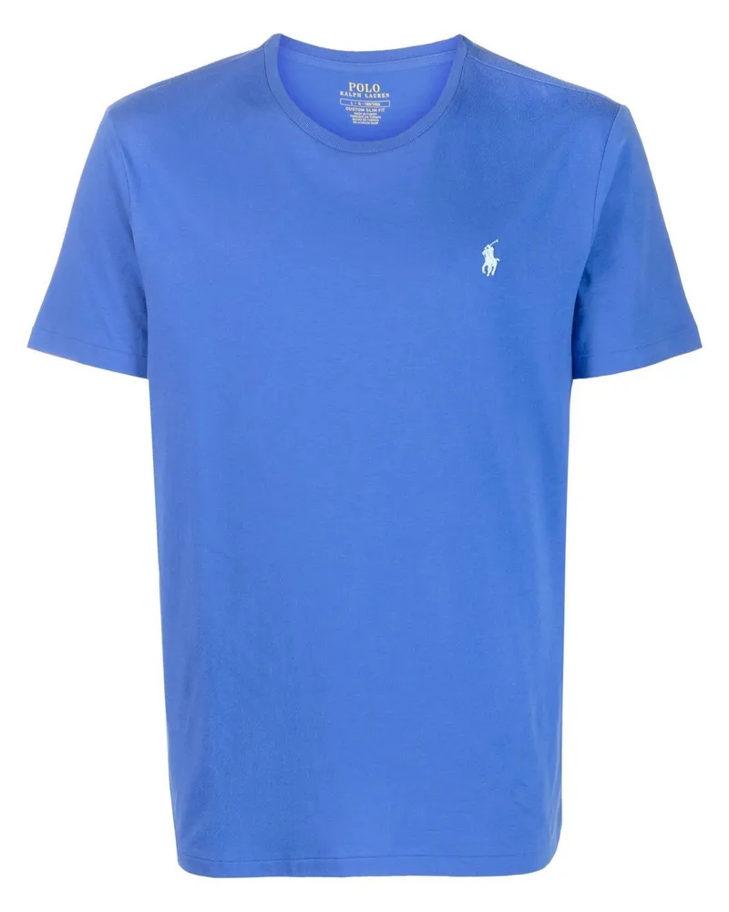 Ralph Lauren T-Shirt mit Polo Pony - Blau Blau