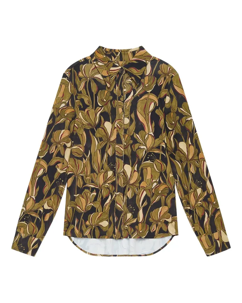 Maliparmi Hemd mit Blumen-Print - Gelb Gelb