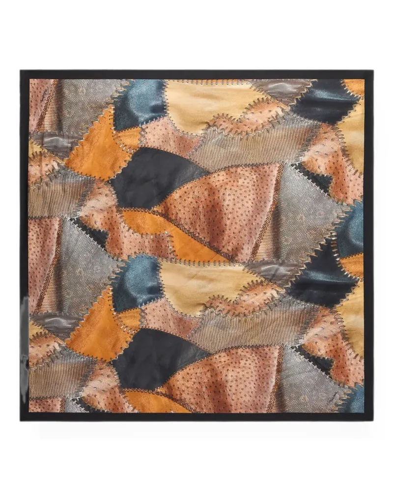 Roberto Cavalli Schal mit Print - Braun Braun