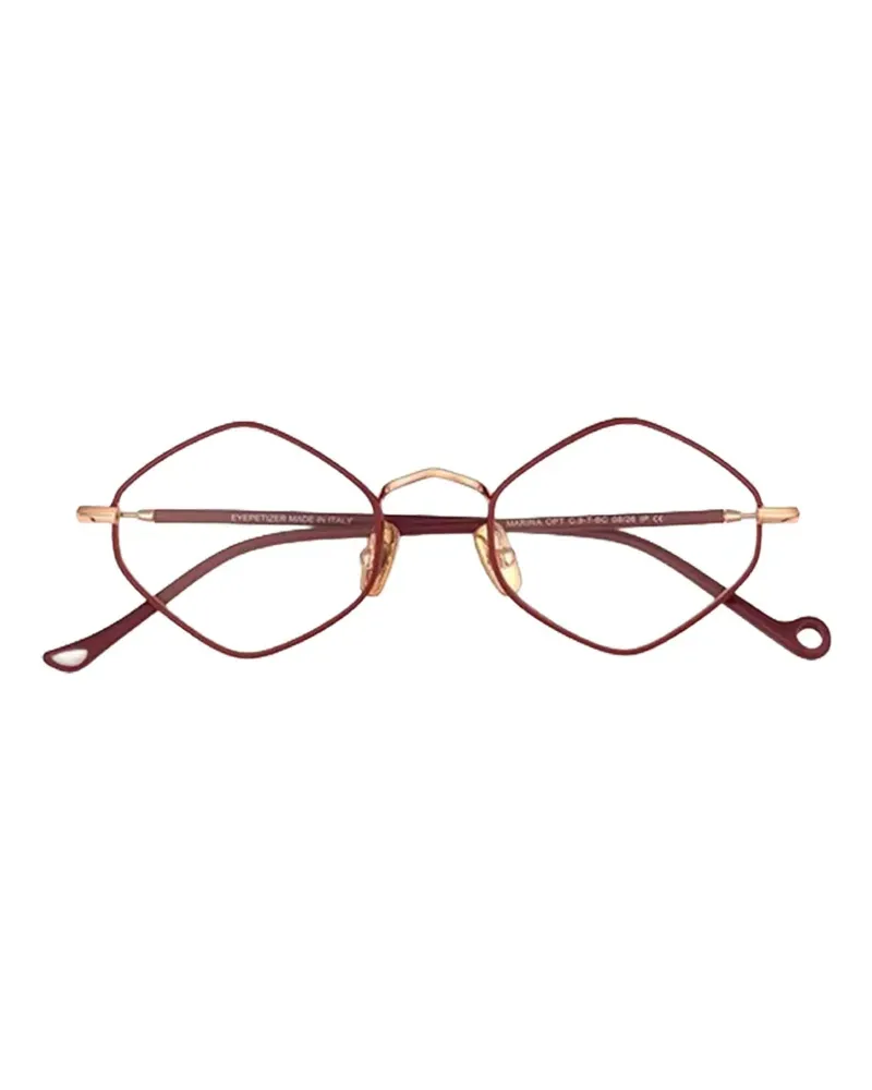 Eyepetizer Marina geometric-frame glasses - Rot Rot