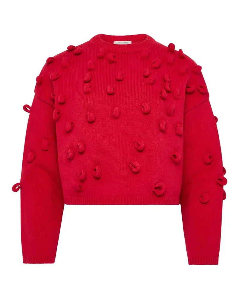 J.W.Anderson Cropped-Pullover mit Schleife - Rot Rot