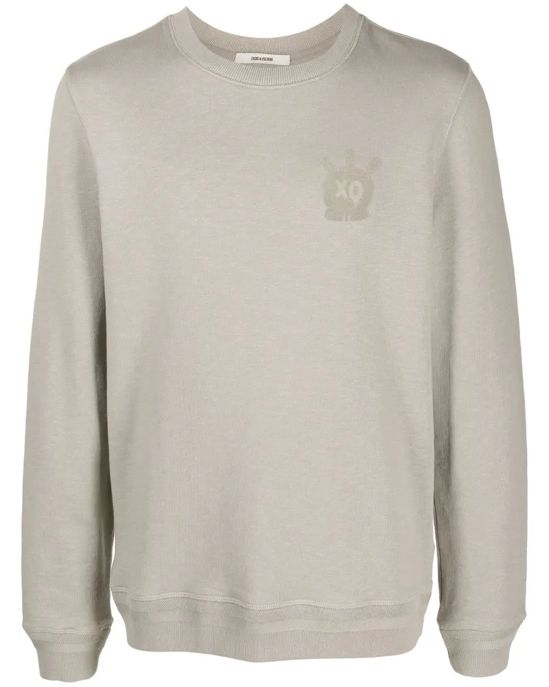 Zadig & Voltaire Stony Skull Sweatshirt Grau