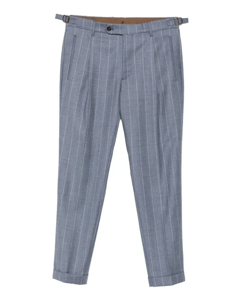 Berwich Retro Hose mit Nadelstreifen - Blau Blau