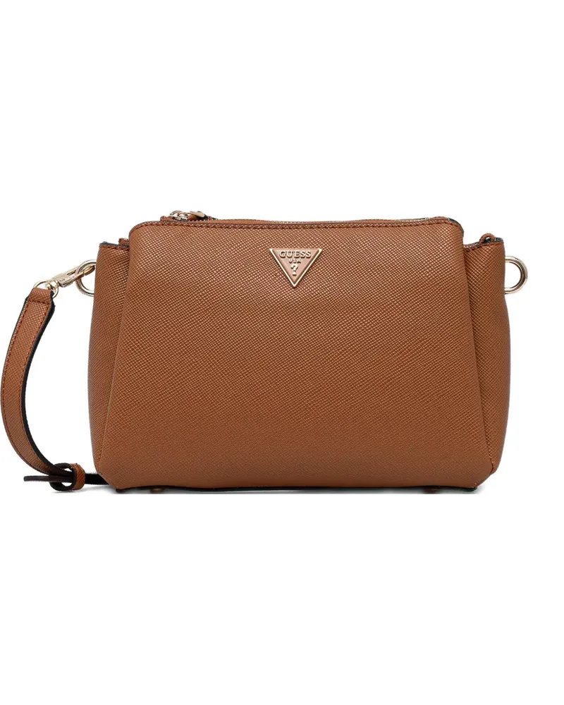 Guess Umhängetasche mit Triangel-Logo - Braun Braun