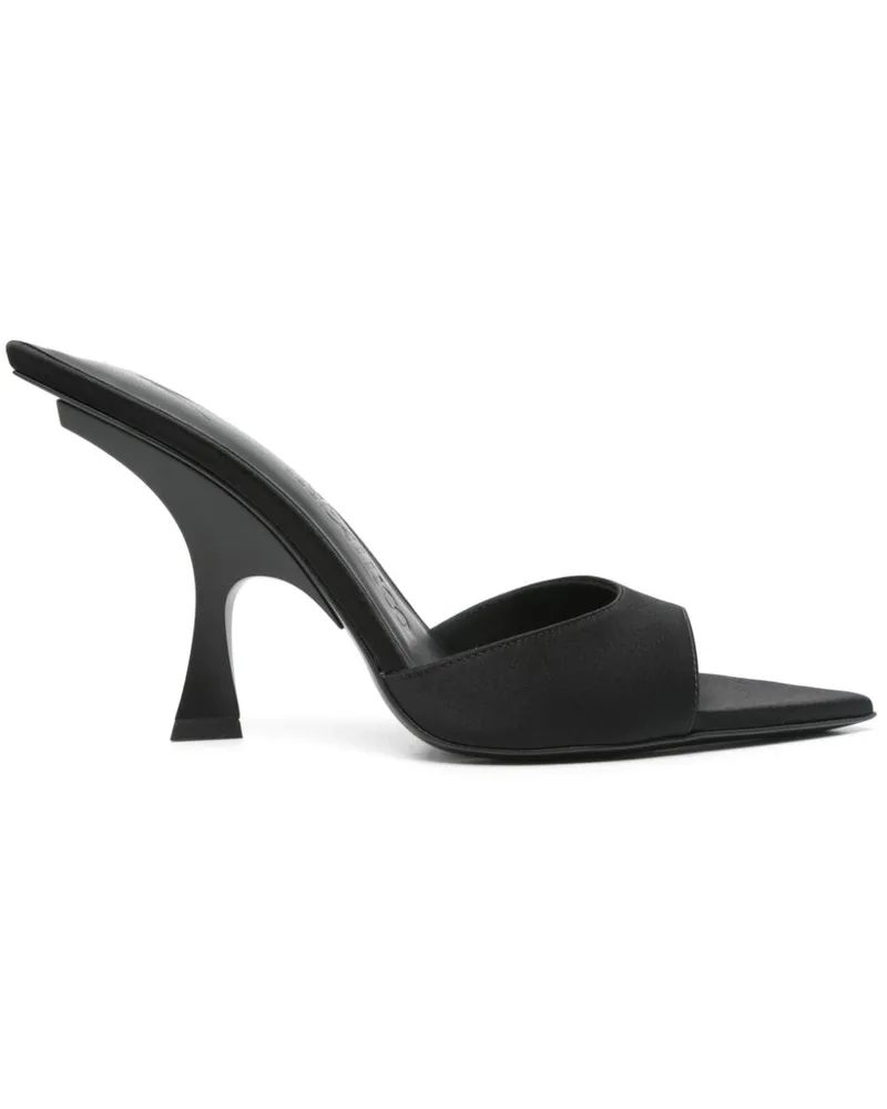 ATTICO Spitze Sandalen 105mm - Schwarz Schwarz