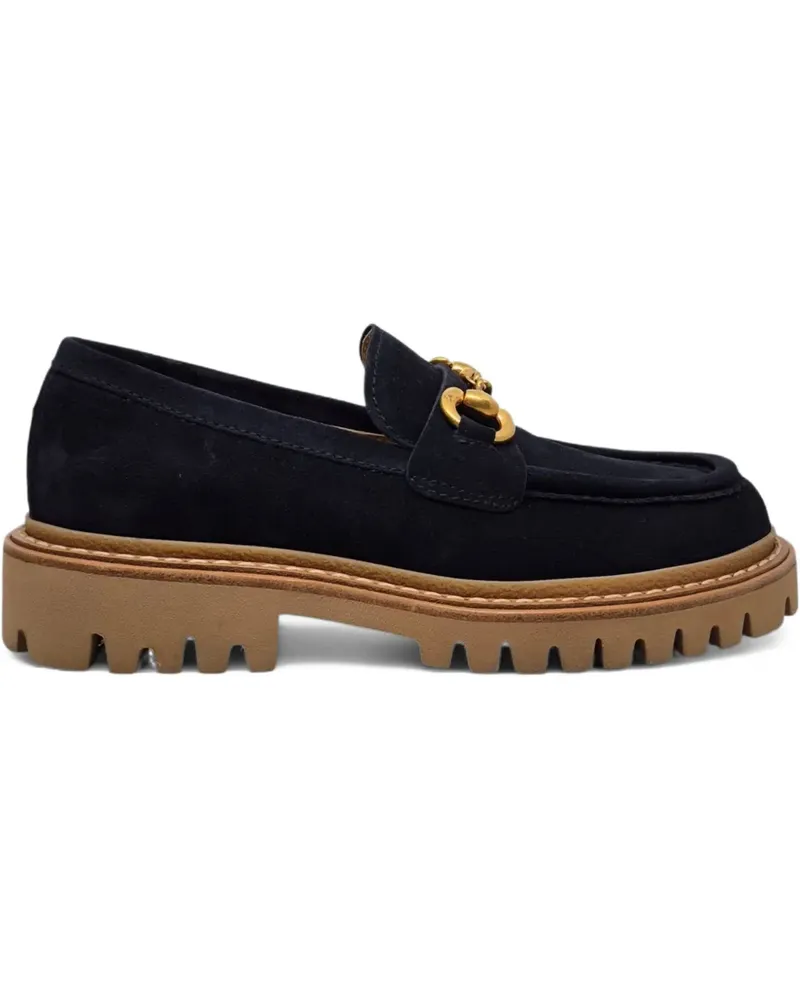 Henderson Loafer aus Wildleder 35mm - Blau Blau