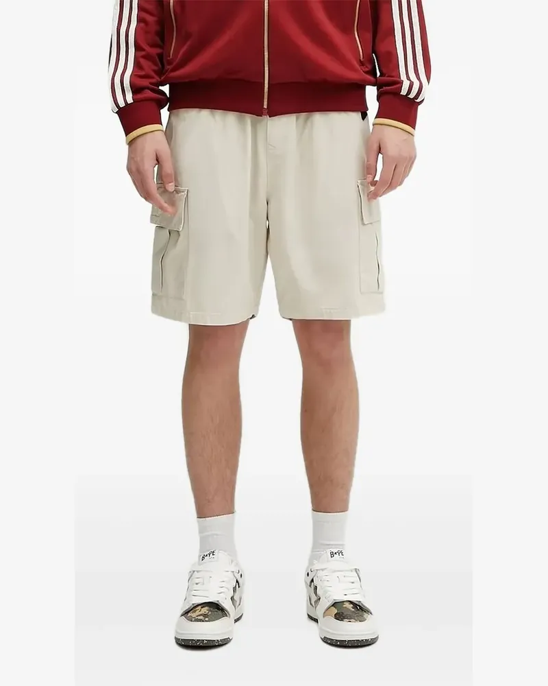Barbour Cargo-Shorts mit Kordelzug - Weiß Weiß