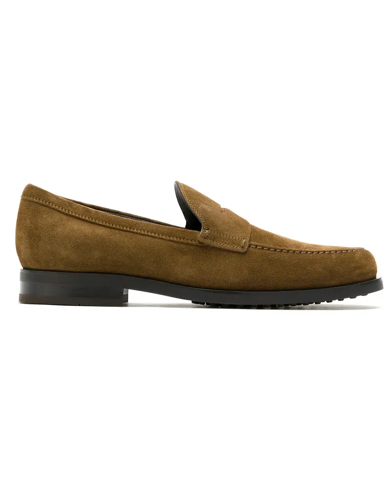 TOD'S Loafer aus Wildleder - Braun Braun