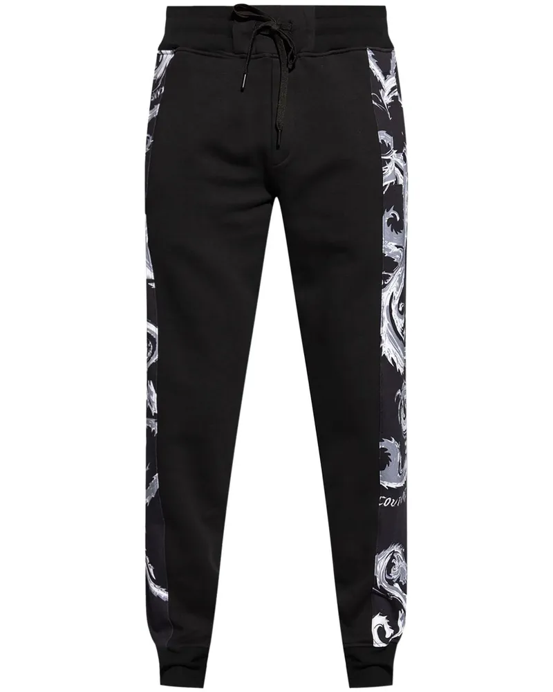 Versace Jeans Chromo Couture Jogginghose - Schwarz Schwarz