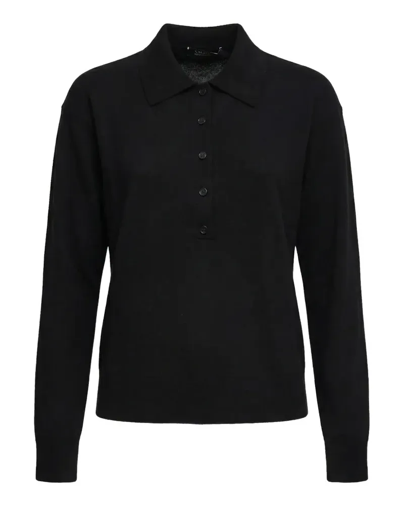 Max Mara Max Mara long-sleeve frisia polo shirt - Schwarz Schwarz