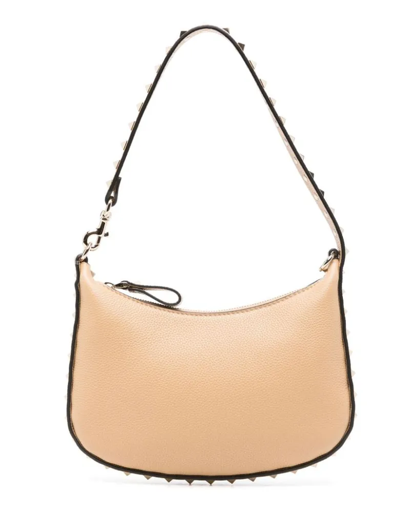 Valentino Garavani Rockstud Schultertasche - Nude Nude