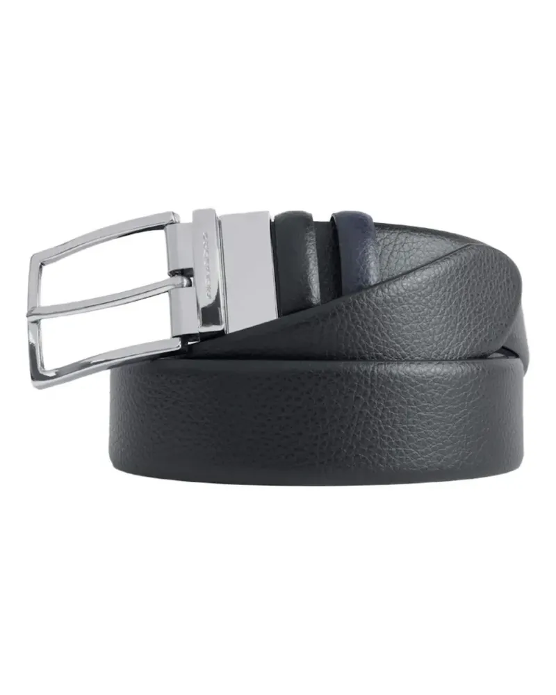 Piquadro reversible leather belt - Schwarz Schwarz